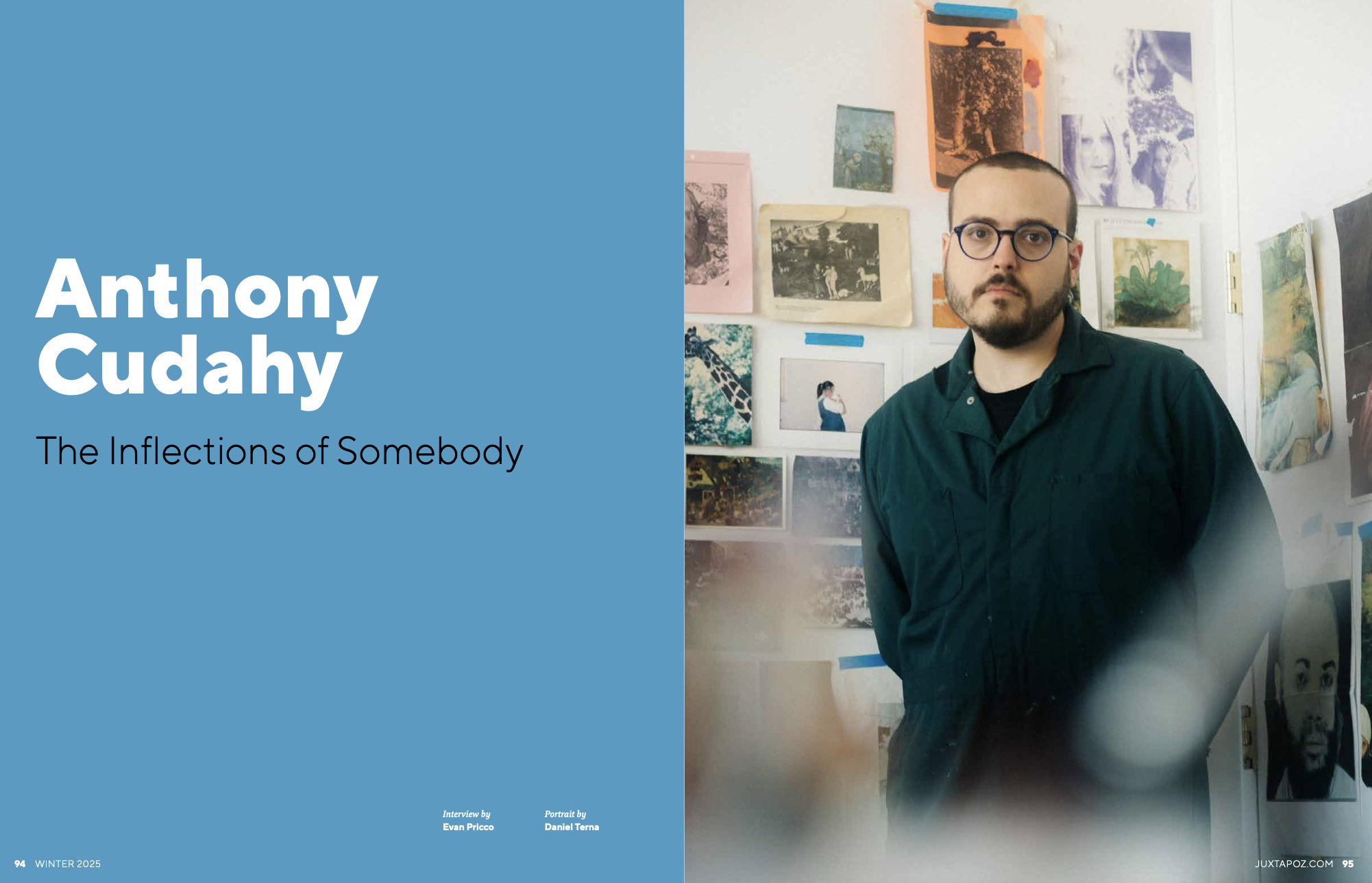 Anthony Cudahy: The Inflections of Somebody // Interview by Evan Pricco, Portrait by Daniel Terna